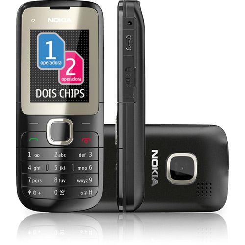 Celular Nokia C2-00 Dual Chip Câmera Music Player Bluetooth